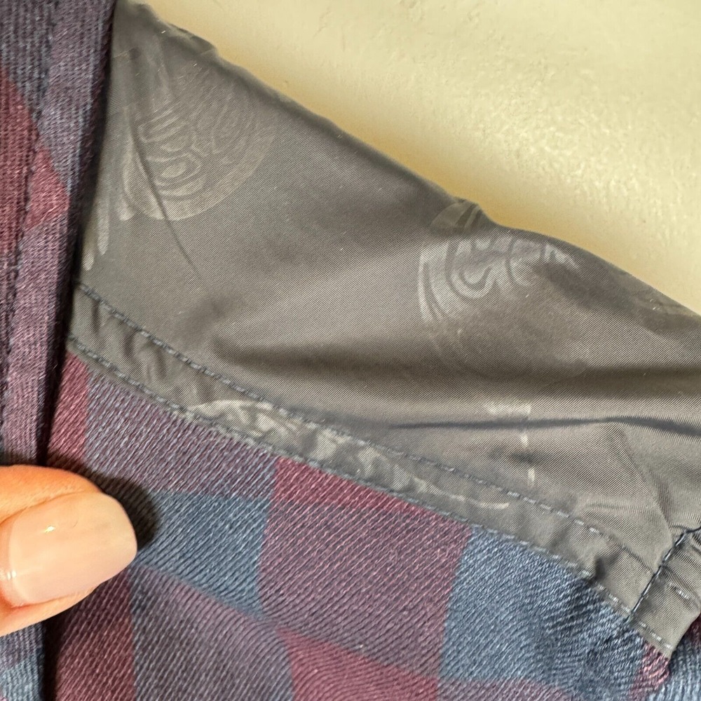 Flylow Gear Shirt Womens‎ Size Small Purple Blue Plaid Flannel Outdoor Western - Picture 6 of 10